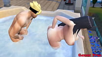 Boruto Porn BBW Cap 2 After a workout, Boruto and Hinata went to take a shower and end up fucking the stepmother, uh, stepson, the stepmother enjoys it like they never finish inside